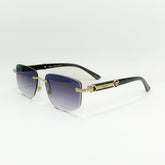 Cartier C Décor 1146 Rimless Sunglasses