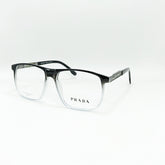 Prada Two-Tone Square Eyeglasses
