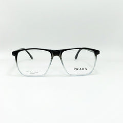 Prada Two-Tone Square Eyeglasses