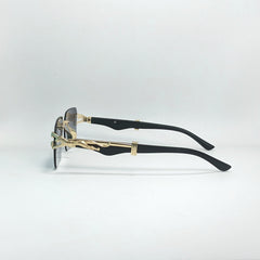 Jaguar Head Blue-to-Yellow Gradient Sunglasses