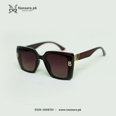 Balenciagaa - 10652 - Acetate - Brown Shade- Square - Sunglasses
