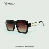 LV - G15139 - Acetate- Brown Shade - Sqaure shape - Sunglasses