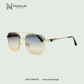 Pradaa - 29739 - Metal - Double Shade - Hexgonal shape - Sunglasses