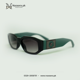 Versacee - MN44361 - Acetate - Black shade - Rectangle Shape - Sunglasses