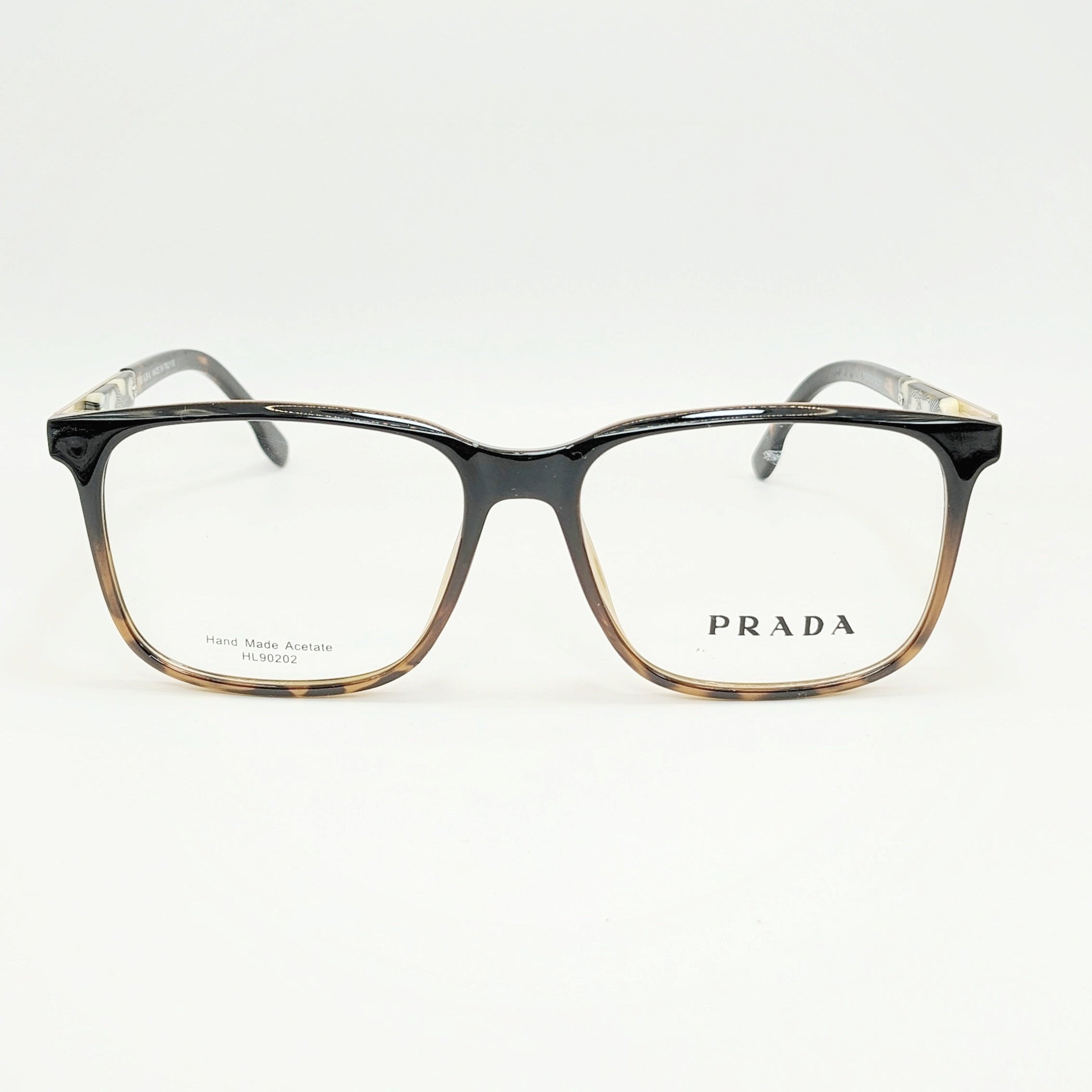 Prada - HL90202 - Sqaure - Brown - Tiger - Print - Eyewear