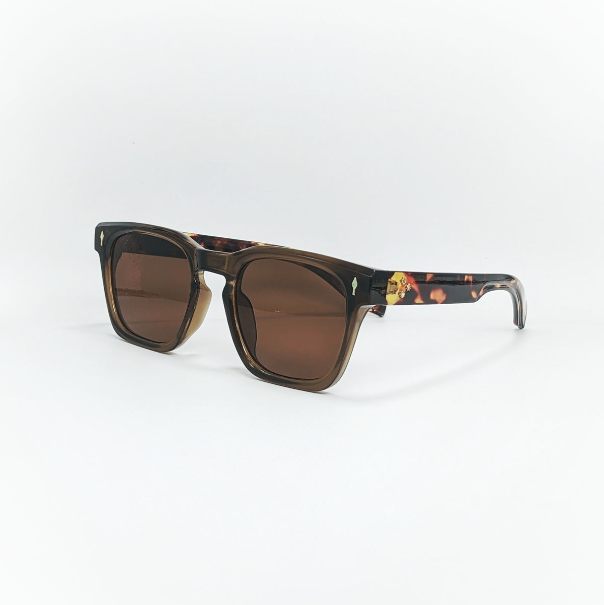 Classic Tortoiseshell Rectangular Sunglasses