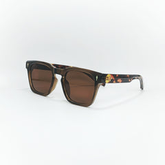 Classic Tortoiseshell Rectangular Sunglasses