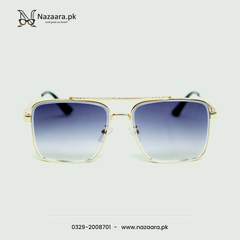 Diorr - MZ1008 - Metal - Double Shade Gray - Sqaure shape - Sunglasses