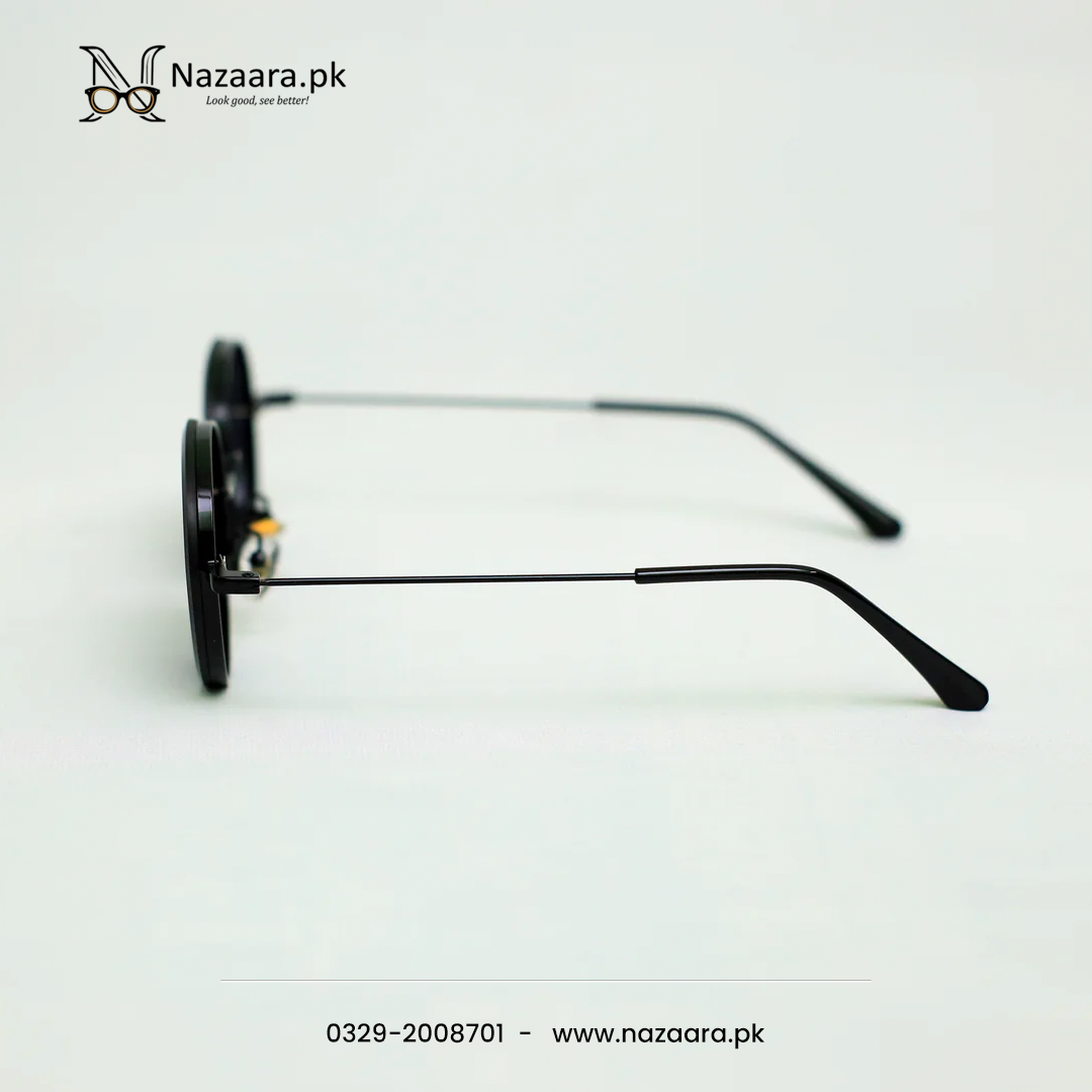 Diorr - Retro -  WH413 - Metal - Black Shade - Sunglasses