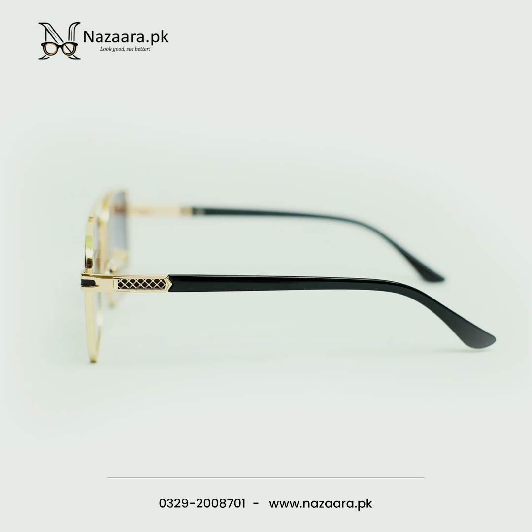 Dita - CF58353 - Metal - Double Shade - Sqaure shape - Sunglasses