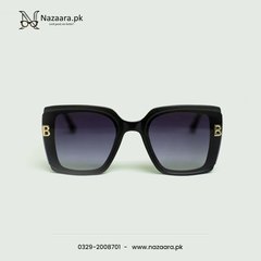 Balenciagaa - 10652 - Acetate - Gray Shade- Square Shape - Sunglasses