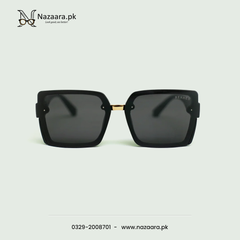 Hermes - G15088 - Acetate - Black Shade - Square Shape - Sunglasses