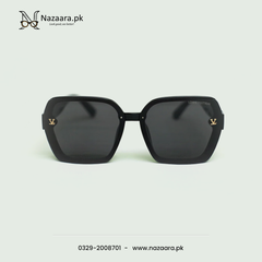 LV - G15100 - Acetate - Black Shade - Square Shape - Sunglasses