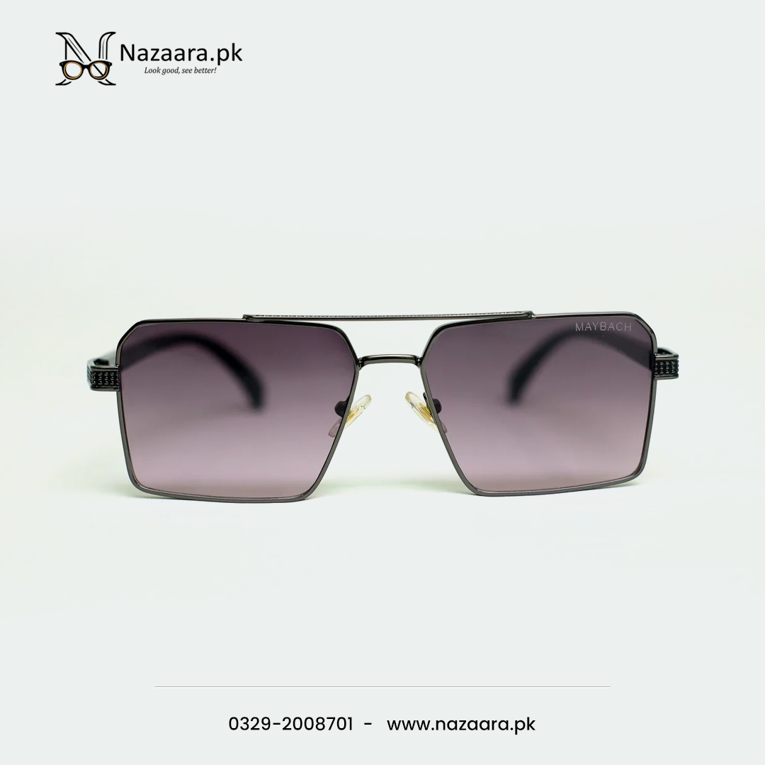 May-bach - CF56047 - Metal - Wine Shade - Square shape - Sunglasses