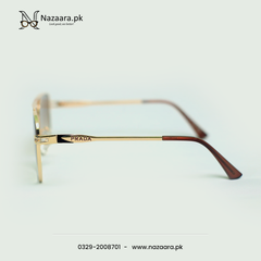 Pradaa - 29739 - Metal - Double Bridge - Hexgonal shape - Sunglasses