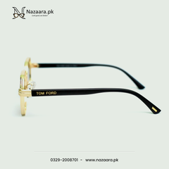 T/F - C235 - Metal - Brown Shade - Octa shape - Sunglasses