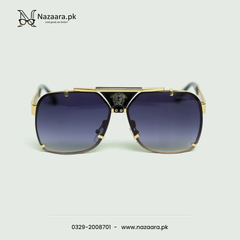 Versacee - 009 - Metal - Gray Shade - Square shape - Sunglasses