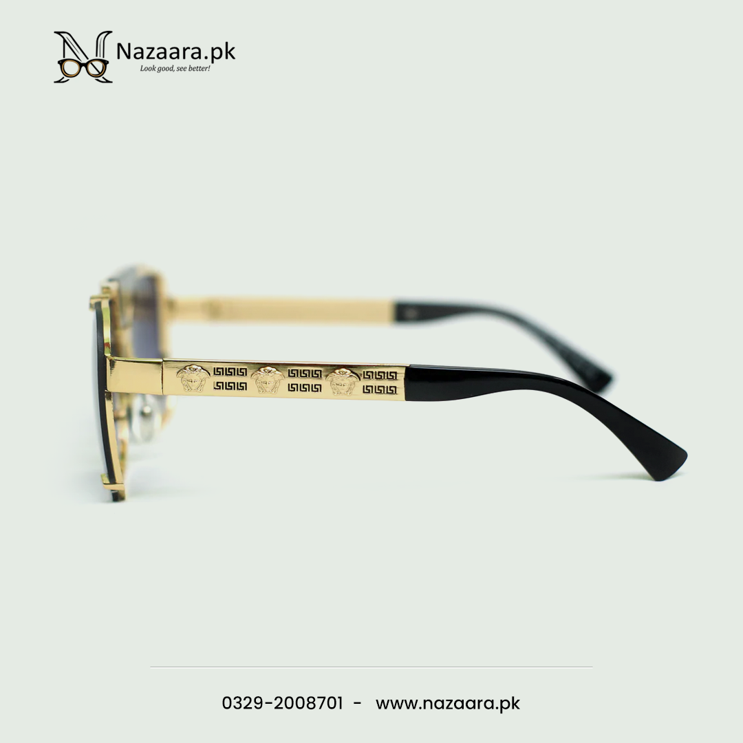 Versacee - 009 - Metal - Gray Shade - Square shape - Sunglasses
