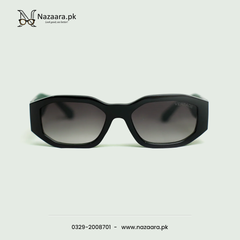 Versacee - MN44361 - Acetate - Black shade - Rectangle Shape - Sunglasses